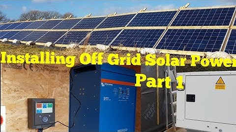 installing a 10KW offgrid solar power system! Part 1 building the power shed!