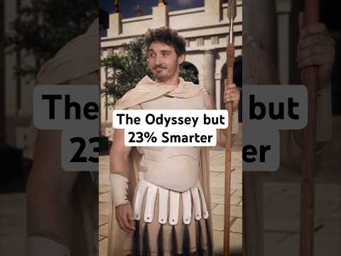 The Odyssey but 23% Smarter 🍿🎥 #theodyssey #movie #comedy