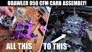 Brawler Carburetor rebuild / reassembly / AED 50cc accelerator pumps for the 400CID solid cam SBC!