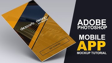 App design tutorial for beginners | Yellow Professional Mobile Splash screen design