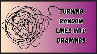 Can I do this challenge?🤔 | Turning random lines into drawings