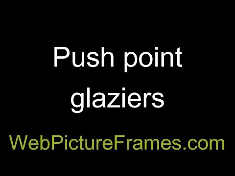 Video: Bagaimana Anda menggunakan poin push Glazier?