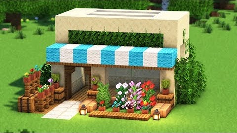 Minecraft Easy Flower Shop Tutorial💐