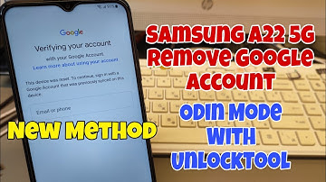 Odin Mode! Samsung A22 5G (SM-A226B), Remove Google Account, Bypass FRP. One Click, UnlockTool.