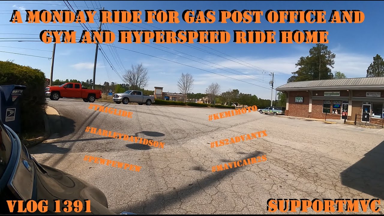 a-monday-ride-for-gas-post-office-and-gym-youtube