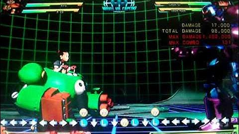MvC3 Tron Sentinel kill combo level 1 X-factor