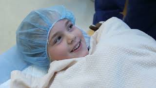 Een operatie in het ziekenhuis voor kinderen