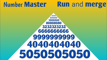 Number Master: Run and Merge Walkthrough | Level Up & Merge Numbers (iOS/Android Gameplay)