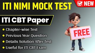 ITI Nimi Mock Test 2026 ✅ ITI NIMI MOCK TEST App 🔴 ITI nimi pdf kaise download kare ✅ ITI CBT Paper screenshot 1