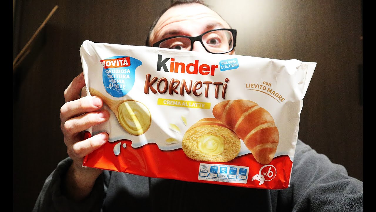 Ho provato i NUOVI KORNETTI KINDER CREMA AL LATTE !!