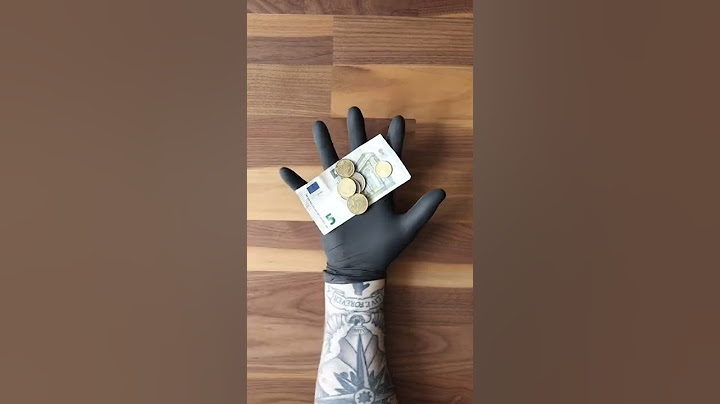 5 euro bill and 5 euros in coins #money #satisfying #asmr