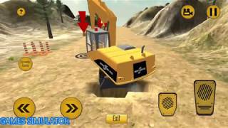 Bermain Game Konstruksi Road Building | Excavator | Truk | Bulldozer screenshot 5