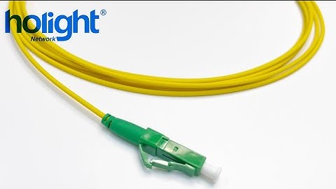 LC APC to LC APC Single Mode Simplex Fiber Patch Cable