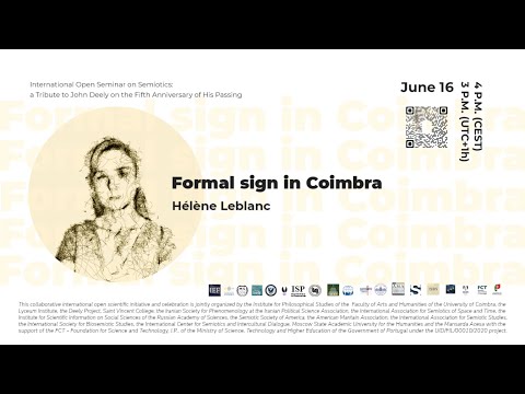 ⚘ Formal sign in Coimbra ☀ Hélène Leblanc