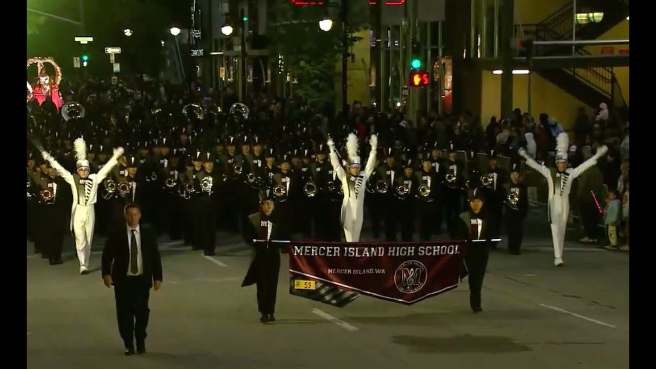 Mercer Island High School marching band - 2025 Spokane Lilac Parade