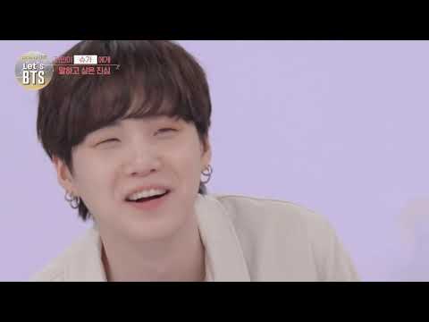 Suga's reaction to when BTS told him \