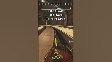 ONLY WAY TO HAVE FUN IN APEX #shorts #apex #apexlegends