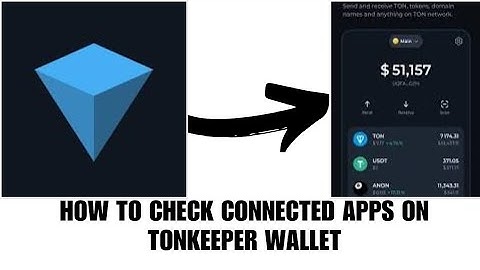 How to check your connected apps on Tonkeeper wallet