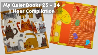 1 Hour Compilation | My Quiet Books 25 - 34