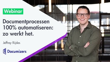 Webinar: Documentprocessen 100% automatiseren met DocuFlow