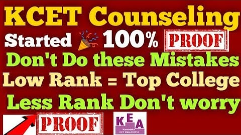 KCET Counselling Process 2021 | Documentsquired For KCET Document Verification |SQ Quota