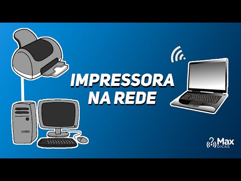 Vídeo: Como Compartilhar Impressoras