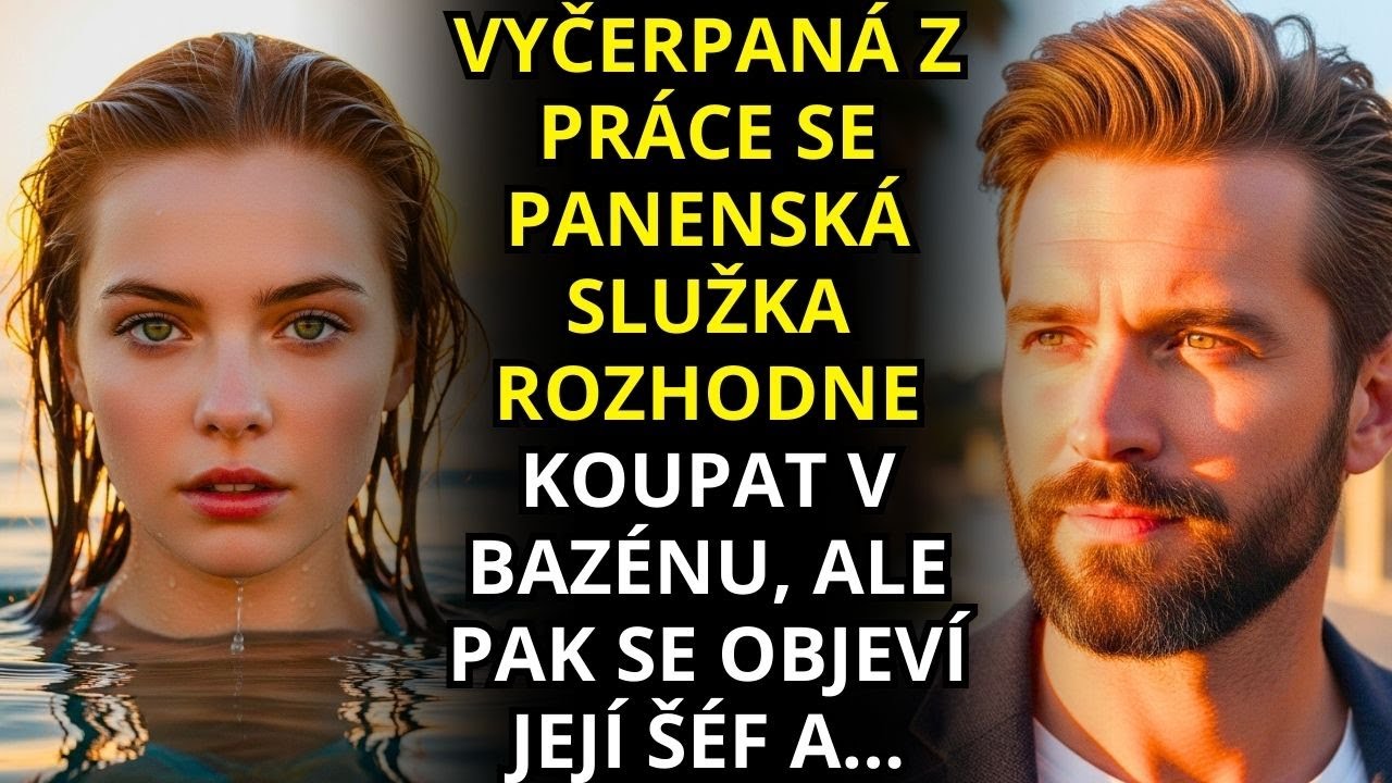 VYČERPANÁ Z PRÁCE SE PANENSKÁ SLUŽKA ROZHODNE VYKOUPAT V BAZÉNU, ALE OBJEVIL SE JEJÍ ŠÉF A...