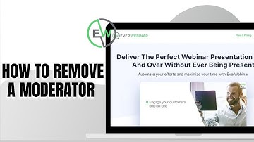 How To Remove A Moderator From EverWebinar