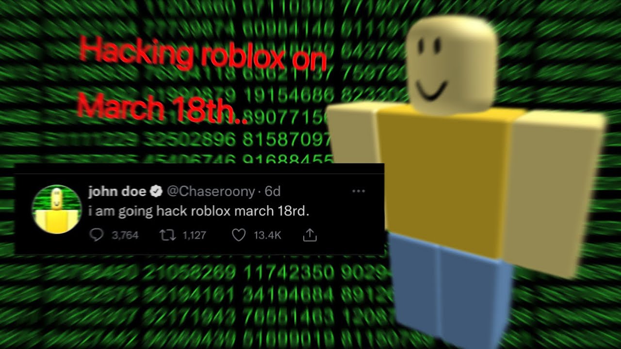 2TheEdge on X: Woah John Doe Is Online! #Johndoe #Roblox #Hacked   / X