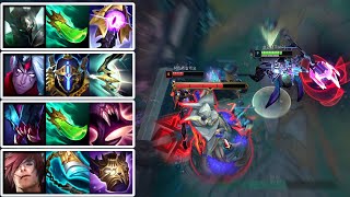 AD Mordekaiser, E-max Shojin Rek'Sai, Hextech Varus, and just Sett. AD Mordekaiser, E-max Shojin Rek'Sai, Hextech Varus, and just Sett.