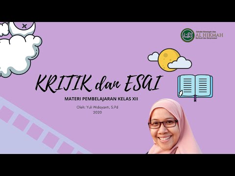 KRITIK DAN ESAI KARYA SASTRA