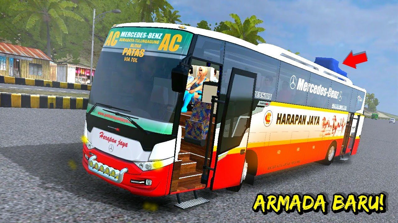 Livery Mod Bussid Harapan Jaya livery truck anti gosip