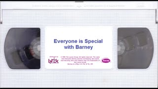 Everyone Is Special with Barney (1997 Version)