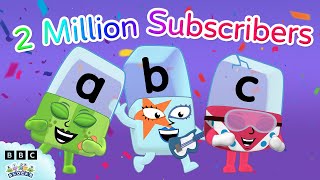 2 million subscriber special learn to read officialalphablocks