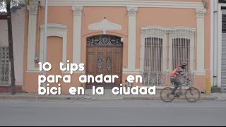 10 tips para andar en bicicleta en la ciudad