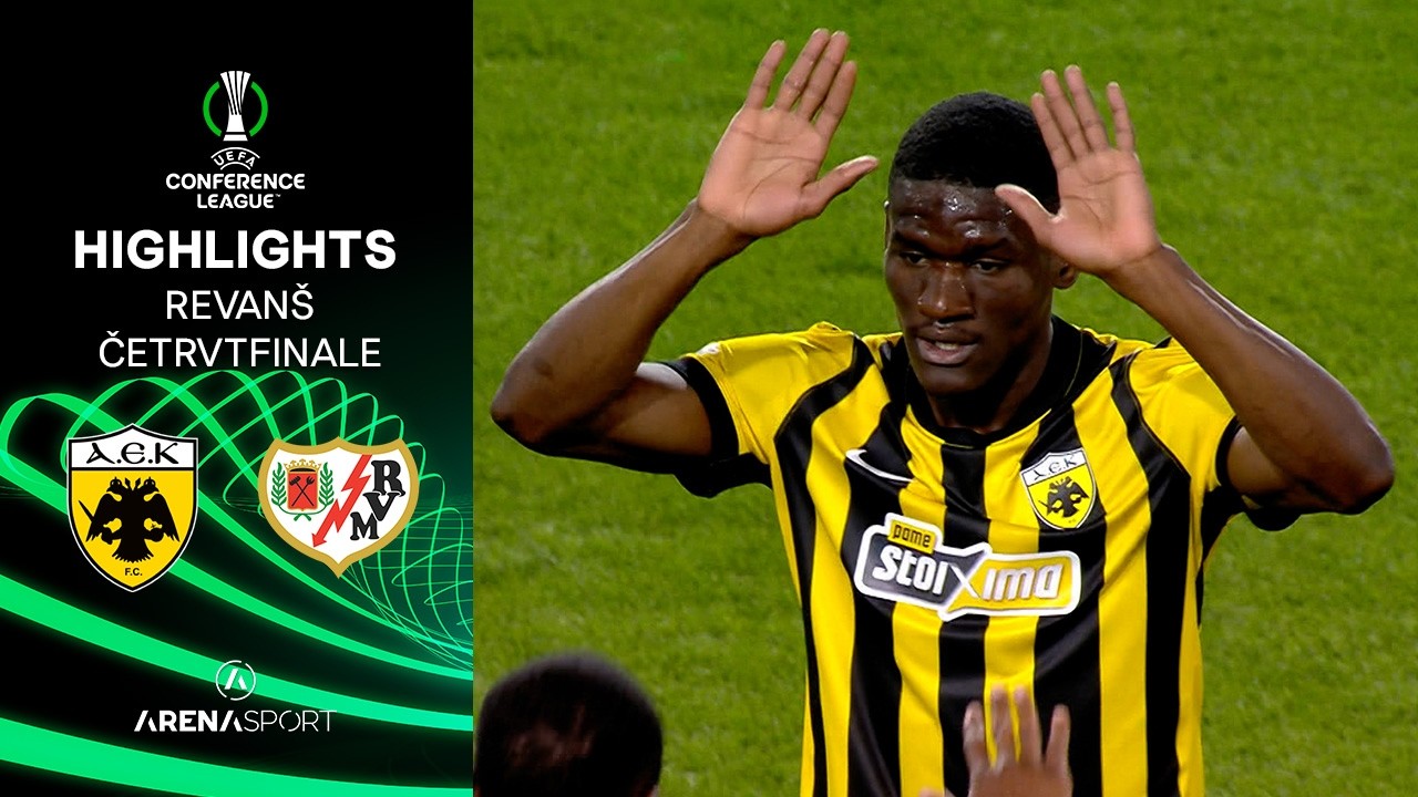 AEK - Rayo Vallecano 3:1 | UEFA Conference League (četvrtfinale) | 16 ...