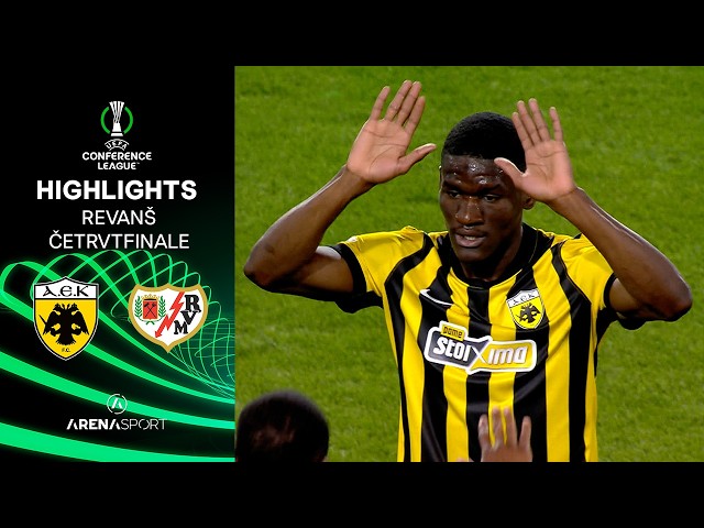 AEK - Rayo Vallecano 3:1 | UEFA Conference League (četvrtfinale) | 16. april 2026.