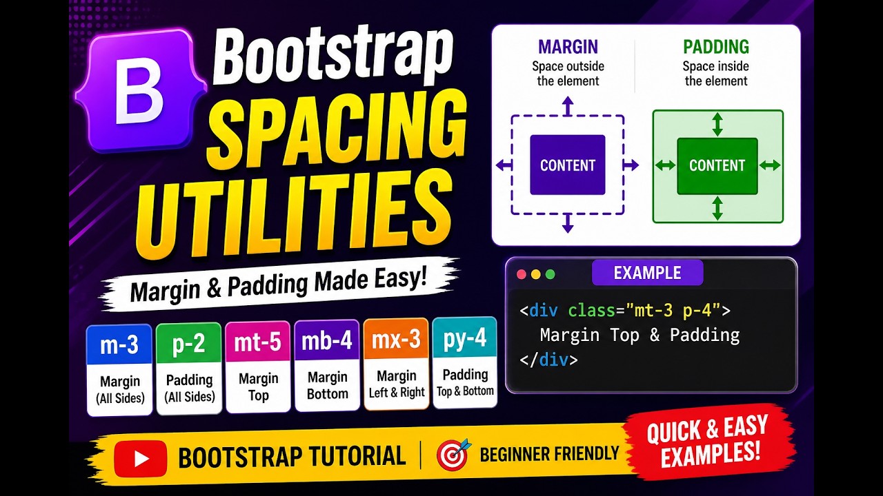 Bootstrap Spacing - YouTube