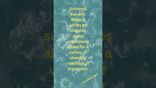 So Many Facts About Water Being A Universal Solvent Wow