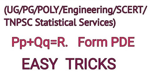 Online Coaching/UGTRB/PG/ Poly/SCERT/Bt assistant/SET/NET/TNPSC STATISTICAL Exam/PDE/Lagrange type