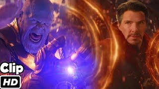 Doctor Strange VS Thanos Hindi  Fight Scene  Avengers infinity War  Movie Clip HD 4K