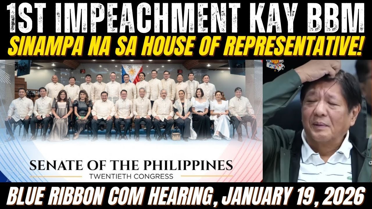 BLUE RIBBON COMMITTEE HEARING ON FLOOD CONTROL! IMPEACHMENT KAY BBM SINAMPA NA SA HOR!