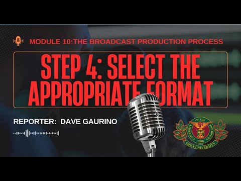 Module 10 - Step 4: Select The Appropriate Format - YouTube