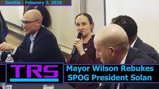 Footage From Se Peace Coalitions Key Leader Event - Mayor Wilson Rebukes Spog President Solan