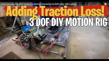motion simulator build 3DOF traction loss platform controlled by the SMC3 utility. SMC3 settings