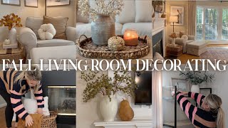 FALL DECORATE WITH ME 2023 | living room decorating ideas\/ home decorating ideas- Fall decor 2023!