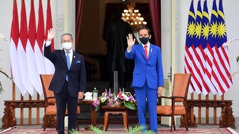 Upacara Penyambutan Resmi Perdana Menteri Malaysia, Istana Merdeka, 5 Februari 2021