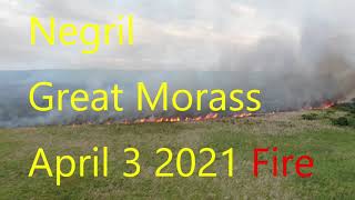 Negril Great Morass on Fire 2021