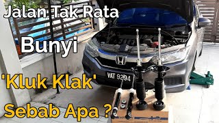 Honda City | Selesa beb Lepas DIY Shock Absorber Depan Belakang Gaido