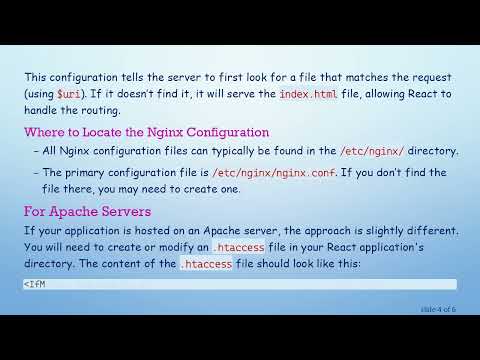 Solving the 404 Error on Page Refresh in Your React JS Application